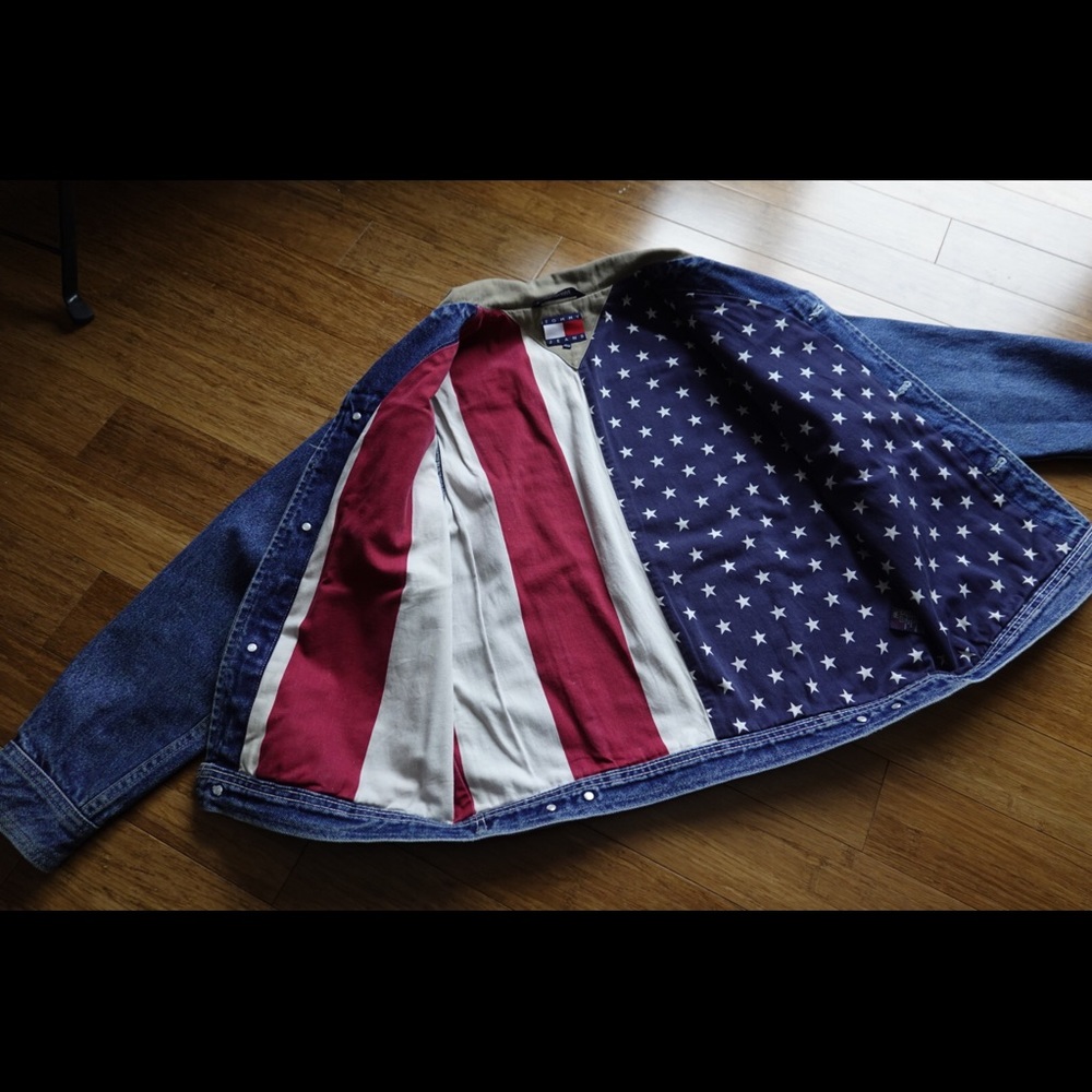 Vintage tommy hilfiger Jean Jacket men M